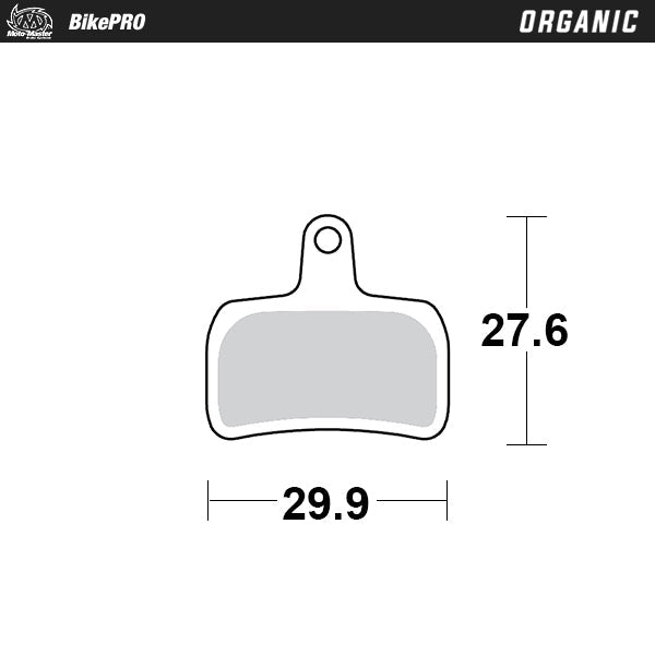 MotoMaster Bremsbelag Fahrrad organisch Hope Mini