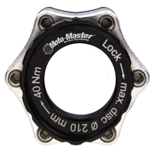 MotoMaster Fahrrad Centerlock - Adapter >20mm Achse max 210Ø