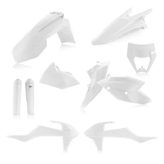 Acerbis Full Plastikkit KTM EXC 2017-2019 Plastiksatz white weiß