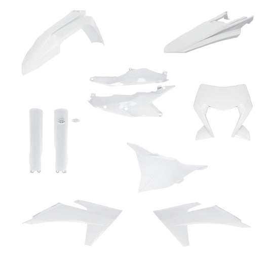 Acerbis Full Plastikkit KTM EXC 2024-2025 Plastiksatz white weiß