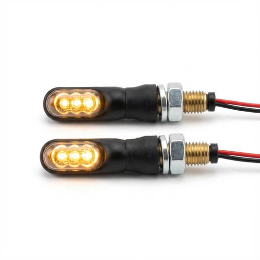 Supermoto Mini LED-Blinker ECE geprüft - E Nummer