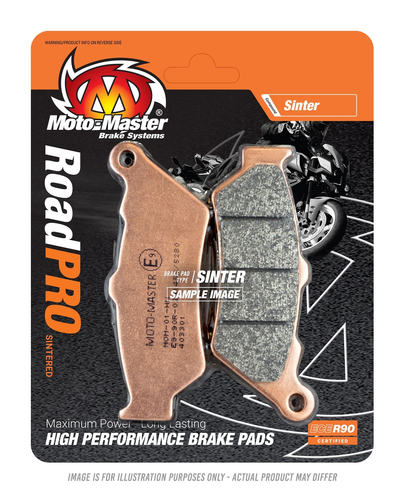 MotoMaster Bremsbeläge vorne 408001 – Performance | KTM 690 SMC R / Husqvarna 701 / GasGas ES