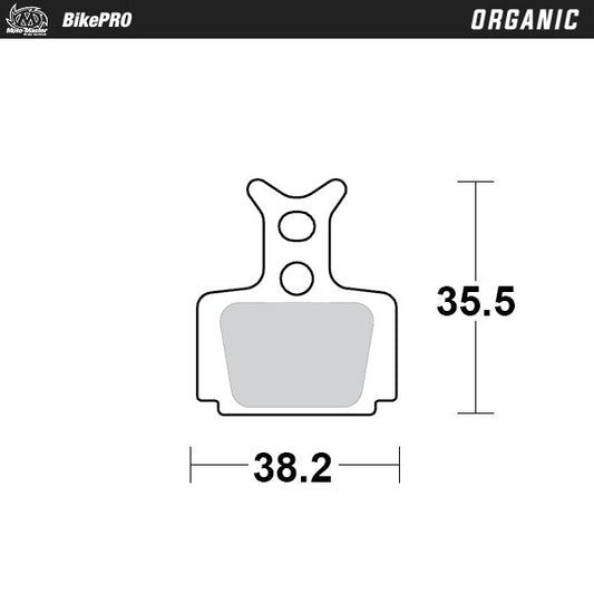 MotoMaster Bremsbelag Fahrrad organisch Formula C1 / Cura / Cure-E / Mega / R1 / R1R / Rx / RO / ROR / die eins / Cura X