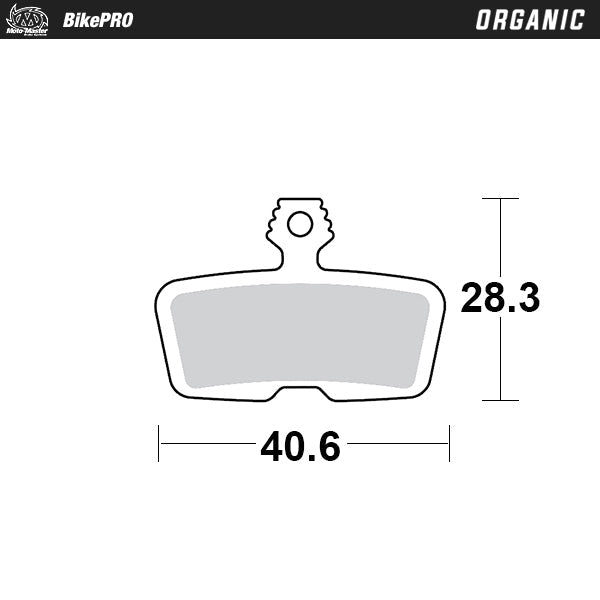 MotoMaster Bremsbelag Fahrrad organisch Avid Code R / Sram Guide RE