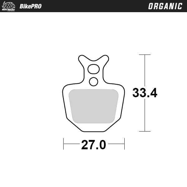 MotoMaster Bremsbelag Fahrrad organisch Formula ORO