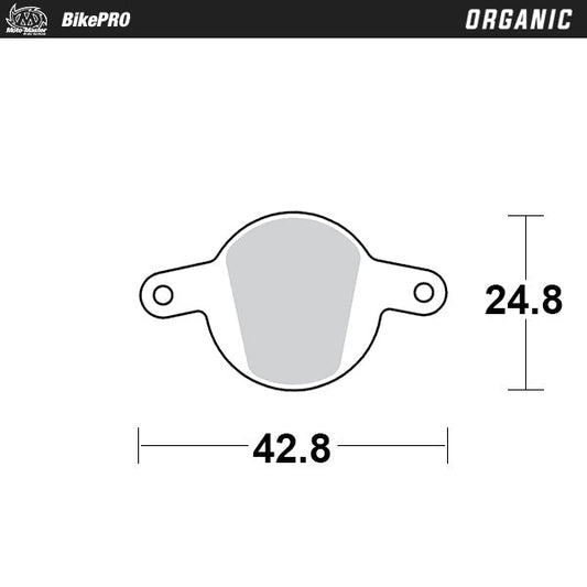 MotoMaster Bremsbelag Fahrrad organisch Magura Clara / Louis