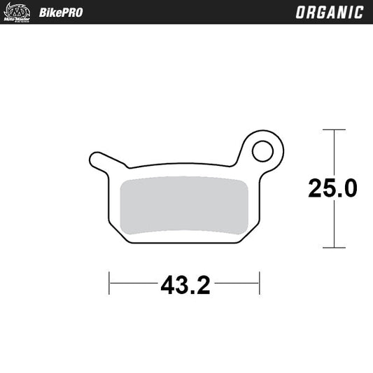 MotoMaster Bremsbelag Fahrrad organisch Formula B4 / 4 Racing