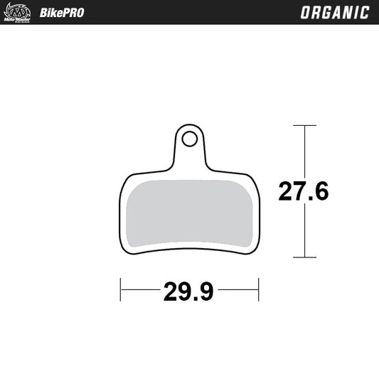MotoMaster Bremsbelag Fahrrad organisch Hope Mini