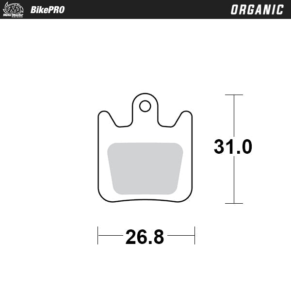 MotoMaster Bremsbelag Fahrrad organisch Hope Tech 3 X2