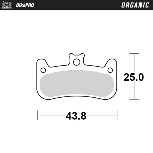 MotoMaster Bremsbelag Fahrrad organisch Formula Cura 4
