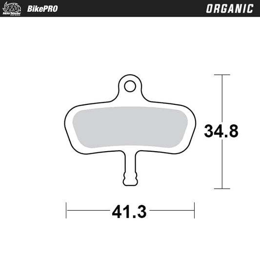 MotoMaster Bremsbelag Fahrrad organisch Avid Code