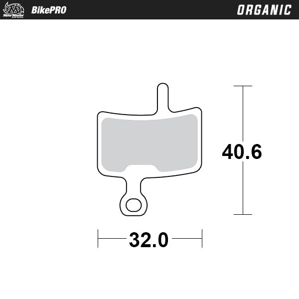 MotoMaster Bremsbelag Fahrrad organisch Diatech Anchor