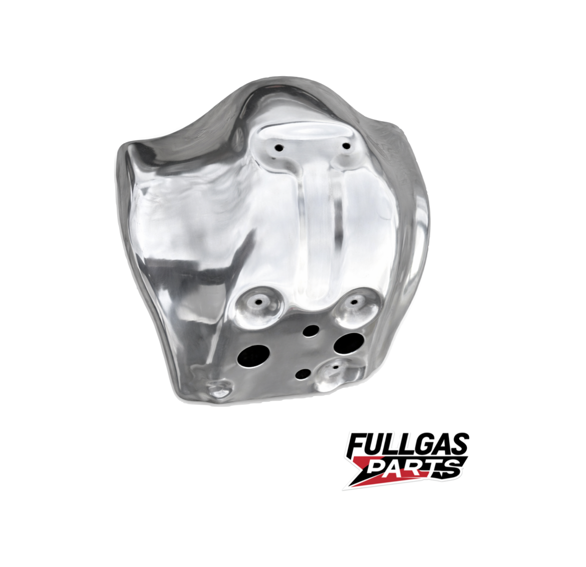 Motorschutz für Yamaha XT 500 1U6 Aluminium poliert