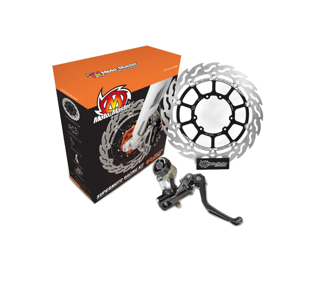 MotoMaster Racing Kit Supermoto 320 mm RMC-R  Bremsanlage Komplettset Kit für KTM, Husqvarna & GasGas