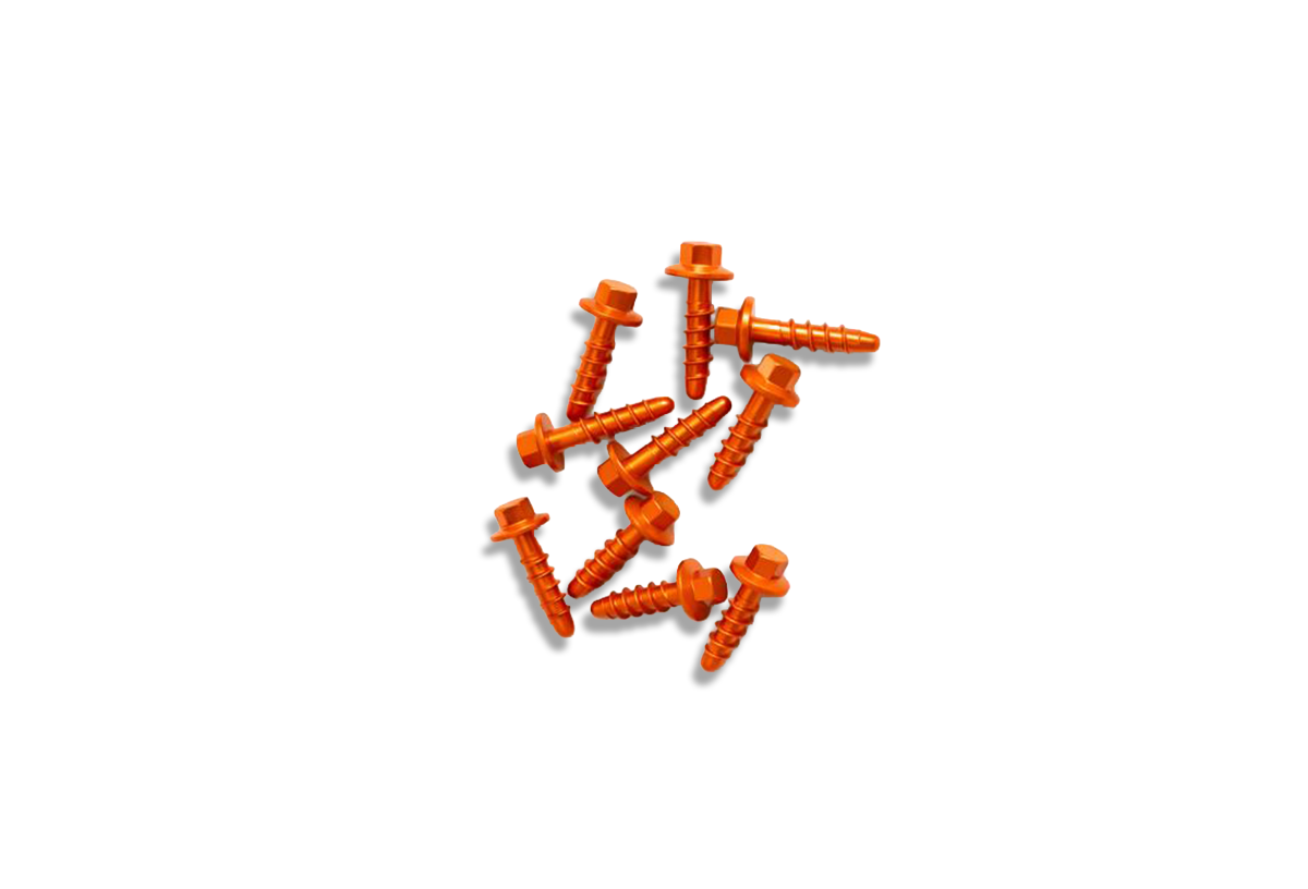 Verkleidungsschrauben 10-teilig KTM, Husqvarna & GasGas – OEM-Optik in Orange, Blau & Schwarz
